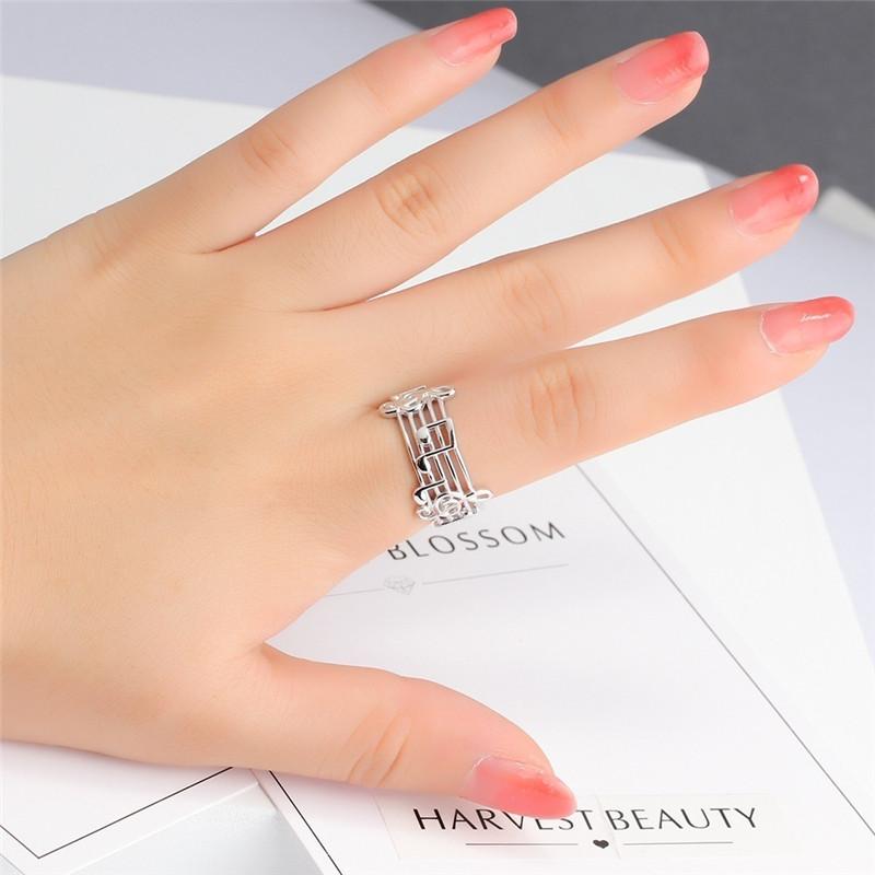 Mode Musiknotenring Hohl Musiksymbol Ring Schmuck Für Weibliche Musikliebhaber Hochzeitsfeier Musikring Bestes Geschenk