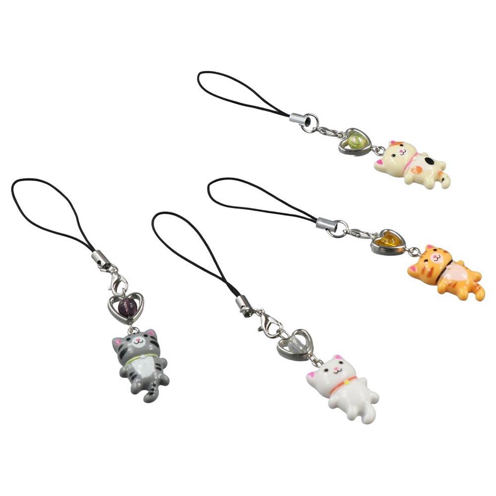 Cat Pendant Y2K Phone Charm Cellphone Chain Phone Lanyard Cat Phone Strap  Women Girls