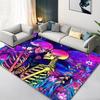 Love u to the Death Skull ( Carpet Rug for Living Room Bedroom Home Sofa Decoration,Kids play Non-slip Floor Mat