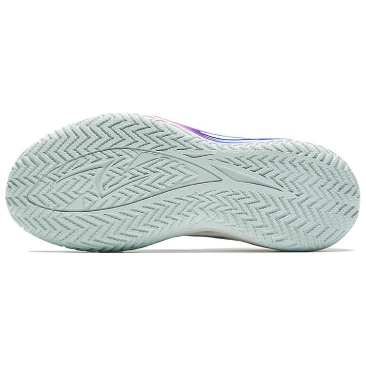Anta Cushioning Slip Resistant Abrasion Resistant Low top Basketball Shoes Men's Neon 112541601-2