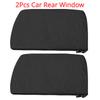 2Pcs Car Window Sunshade Mosquito Prevention UV Protective Breathable Mesh Side Window Sun Shade Cover Car Exterior Accessories
