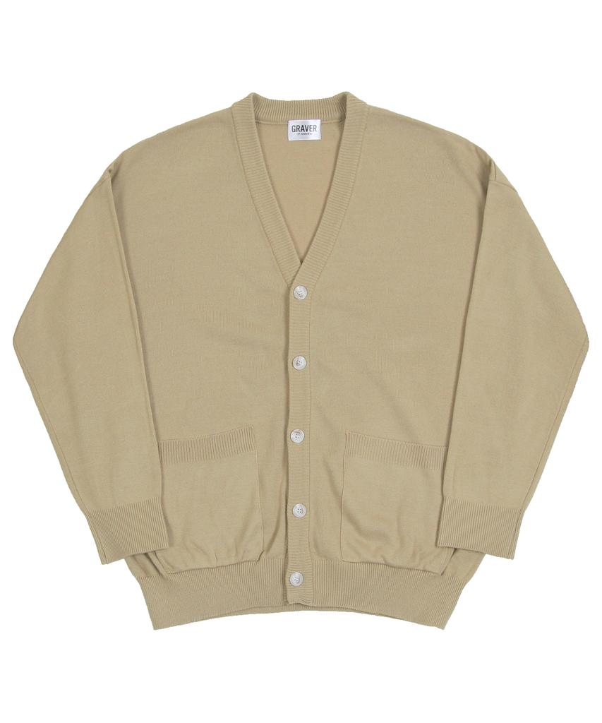 Graver [Unisex] Basic Knit Cardigan_6 Colors