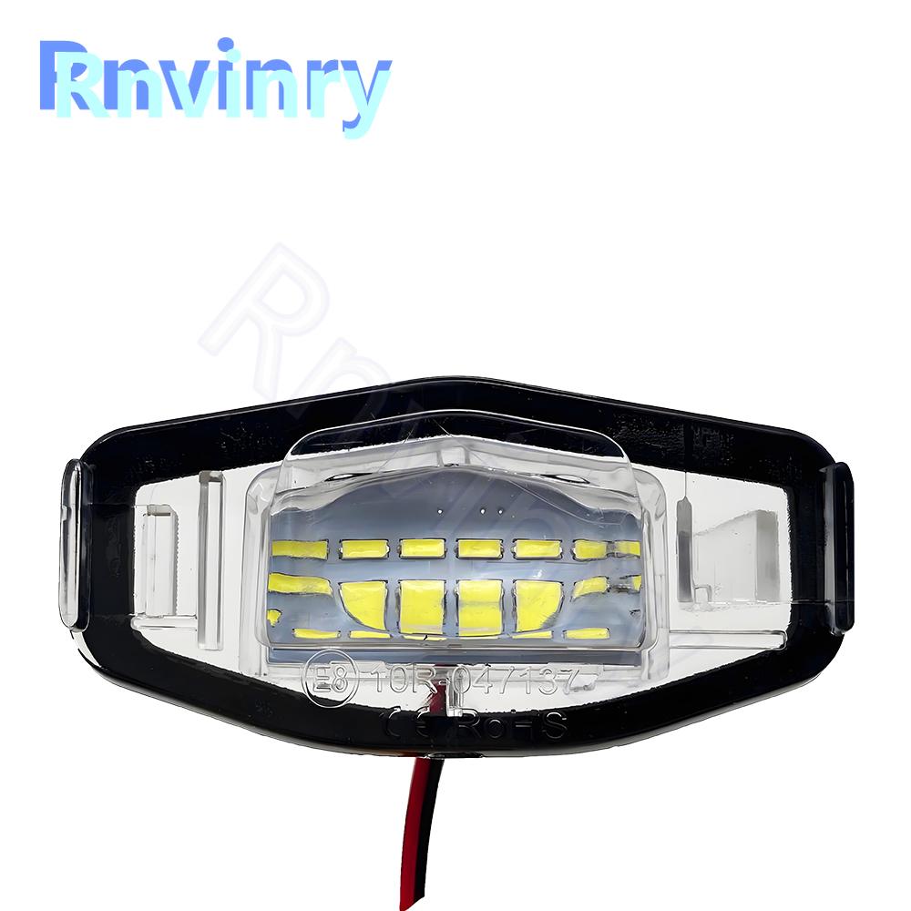 LED License Number Plate Light White For Honda Civic 01-15 Accord 4D 03-17 Odyssey 00-04 Pilot 03-08 Acura MDX RL TSX RDX TL ILX