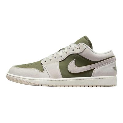 Air 1 Low Medium Olive Sneakers Unisex Verde Vela Marrone Chiaro-Legno HV4089-201