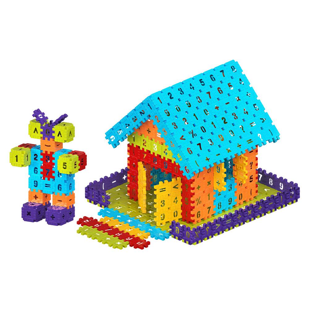 Popular Single Item 3.0 Digital Square Building Block Children'S Splicing Plastic House Educational Cognitive Toy Gift