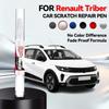 For Renault Triber 1996-2026 Paint Scratch Repair Accessories Orange ENJ Blue Red C70 Silver White QND