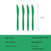 Emerald Green Disposable Tableware Set: Plates, Cups, Napkins