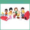 14 stuks/set Peanuts Film Snoopy Huisdier Decoratie Speelgoed Cadeau Voor Kinderen