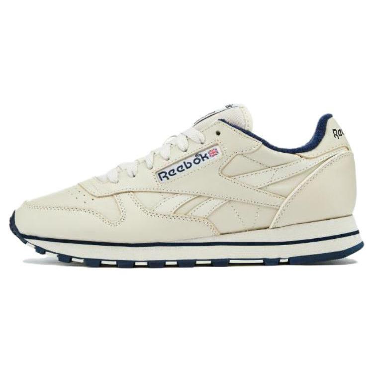 New Reebok Classic Leather Vintage 'Beige Navy' 100033724