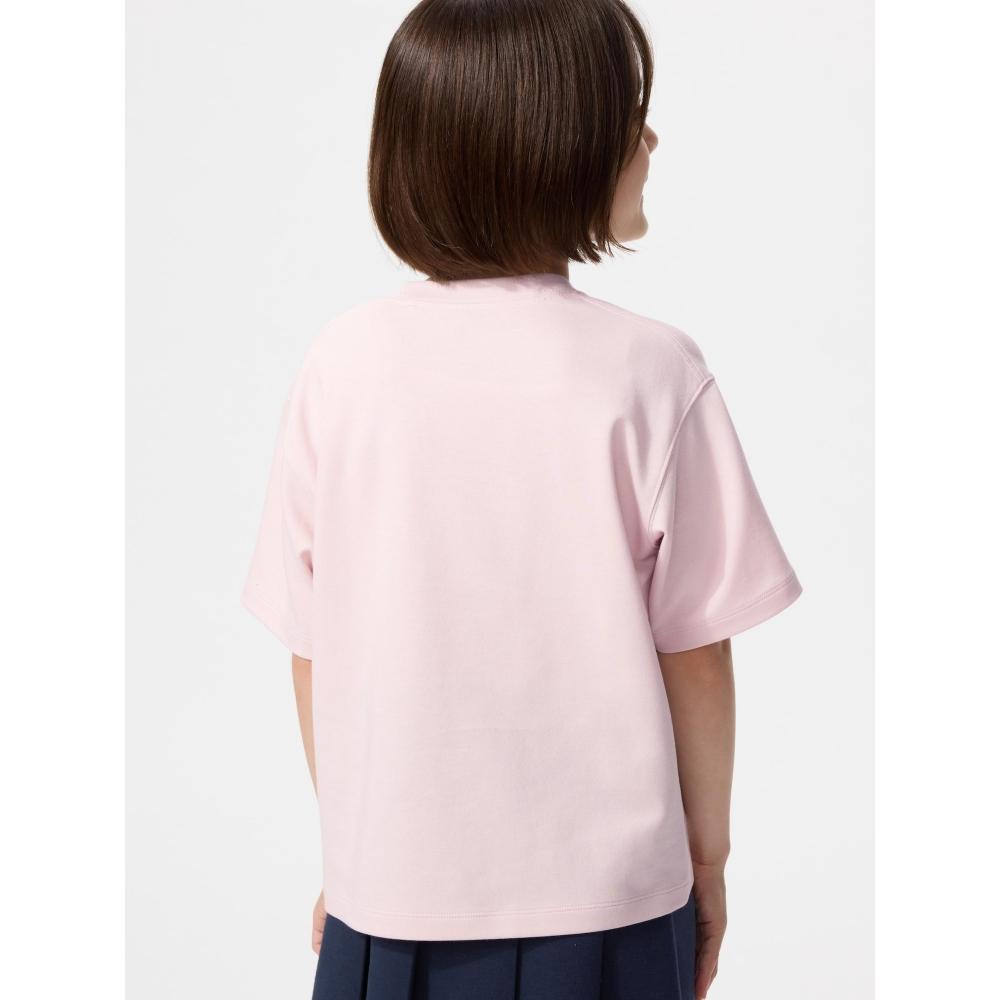 Uniqlo Japan Aerism Cotton Graphic Crewneck Tee
