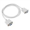 1PC 5ft F / F Serial RS232 Null Modem Cable Female to Female DB9 FTA Connection 9 Pin Data COM Cable Converter PC Accessory