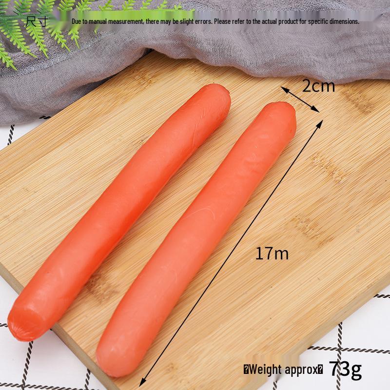 Simulation Food Keychain: Hot Dog, Cured, Ham, Taiwanese Grilled Sausage Prop