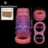 Penis Ring Male Realistic Penis Sleeve Extender Cock Sleeve Dick Enlargement Delay Ejaculation Cock Ring Reusable Condom Sex Toy