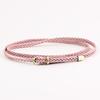 1spc Women's woven no punching needle buckle retro casual thin waist belt waist rope decoration dress shirt small belt