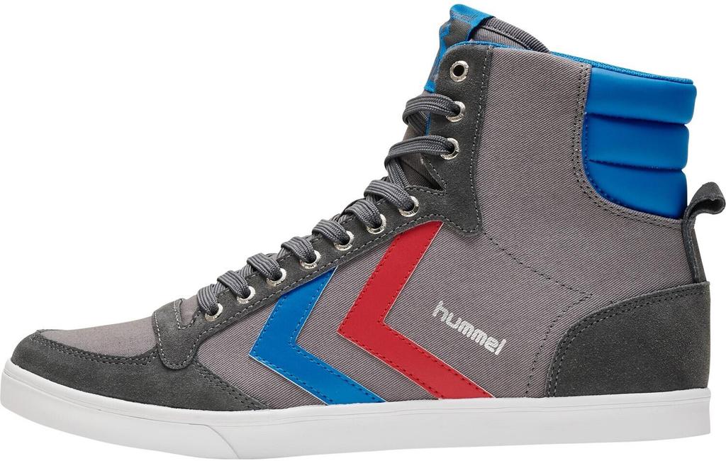 Кроссовки Hummel Slimmer Stadil High Canvas castle rock/ribbon red/brilliant blue