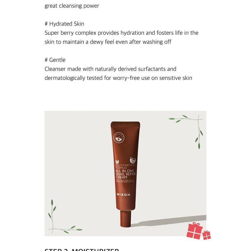 MIZON - Snail Holiday Set