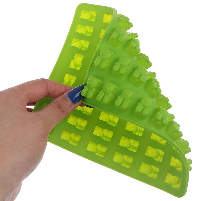 53Cell Jelly Mold Cavity Silicone Gummy Bear Chocolate Mold Candy Maker Ice Tray