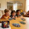 6Pcs Dinosaur Pull-Back Toy Cars, Kids Interactive Dinosaur Race Game Vehicle Playset, No Battery Required