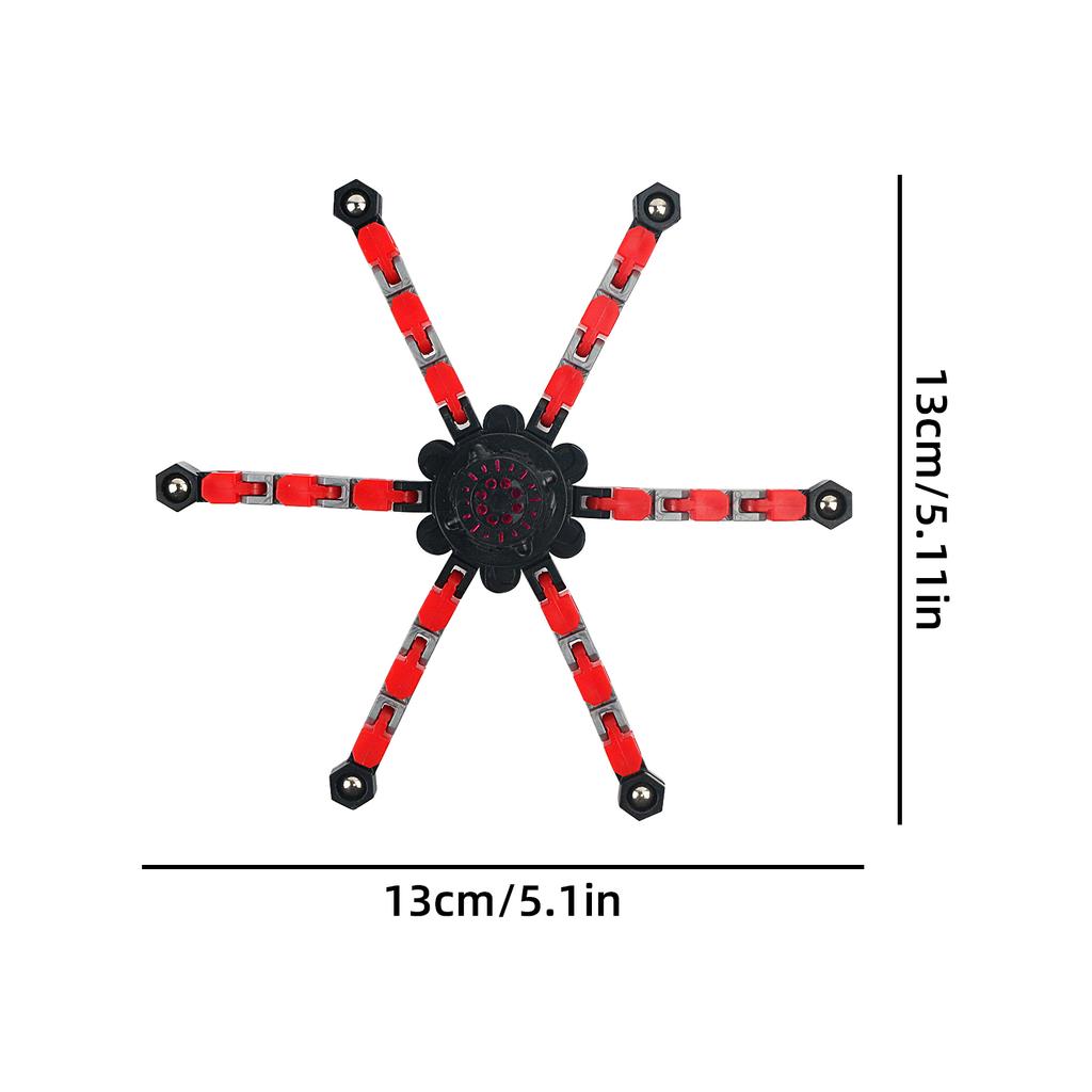Transformable Fidget Spinners Chain Toys Stress Relief Sensory Toys Fingertip Gyros Spinner Party Favors For Kids Adults