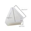 1 Pcs 3D Mold Triangle Concrete Silicone DIY Cement Clay Craft Casting Flower Pot Simple And Generous Wholesale