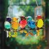 Cute Colorful Bird Pendant Acrylic Car Pendant Garden Garden Decoration Pendants