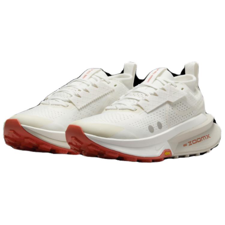 Nike  ZoomX Zegama 2 Sail Picante Red Women Sneakers Cream Metallic-Platinum Phantom FD5191-103