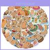 Cute Cartoon Capybara Stickers 50 Pack Waterproof For Skateboards Luggage And Phones