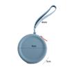 INS Round Silicone Coin Purse Mini Data Cable Storage Bag Lipstick Cosmetic Bag  Men