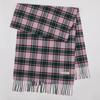 Winter new versatile plaid scarf women's color matching warm fringed scarf checkerboard high-end imitation cashmere scarf