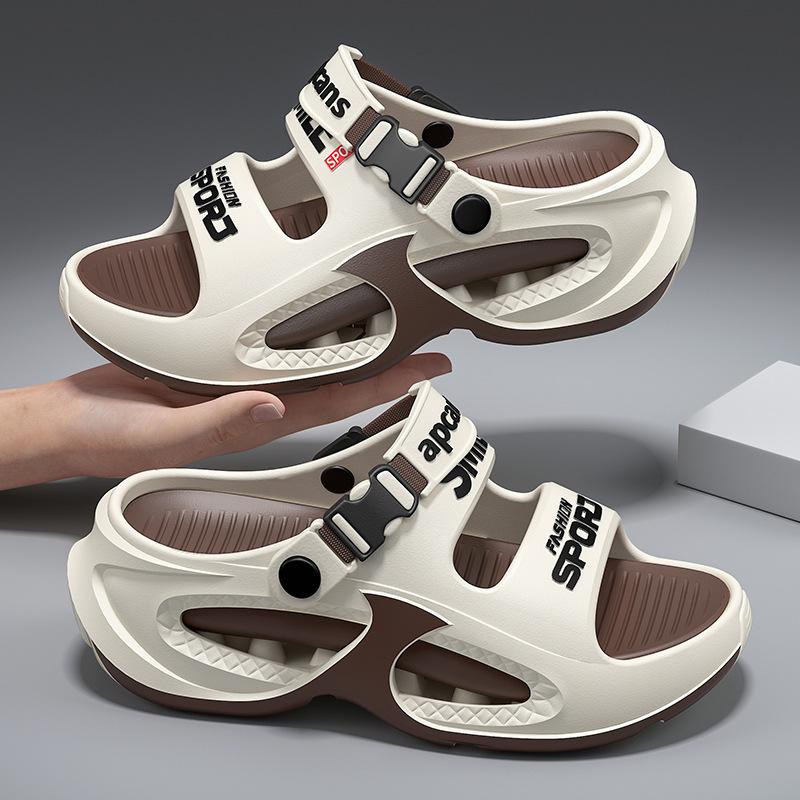 Sandals and Slippers Men's Summer Wear Non-slip Driving Dual-use Large Size Slippers Outdoor Sports and Leisure Beach Shoes Men