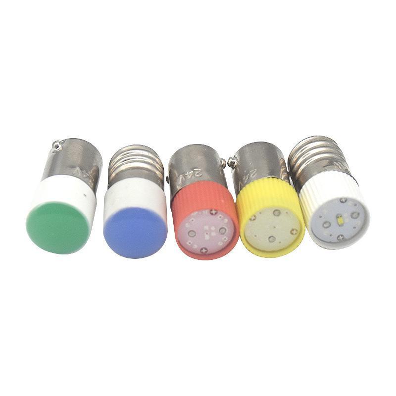 9 mm-es B9 bajonett E10 alap gombos kapcsoló LED izzóhoz, ZB2XB2LAY37 12V kanóc