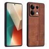 Luxury Sheepskin Leather Phone Case For Redmi Note 13 12 Pro Plus 5G 4G POCO X6 X5 Pro 5G M6 Pro 4G Silicone Protect Back Cover