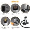 DAI NING Battery Home Tabletop Smoker for Home Smoke Cold Smoke Maintenance Kit Japanese Instruction Manual Smoker, Smoker, Smoker, Small,