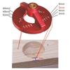 Multifunctional 35mm Hinge Punch Locator, Woodworking Center Line Vertical Punch Door Carpentry Hinge Router Table Punching Jig