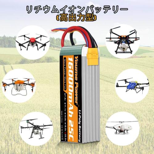 6s Lipo Battery Pack, 22.2V Lipo 16000 mAh 25C XT90 Plug, for Large Aerial Photography Drones DJIS800, DJI S900, S1000, S1000+, FreeFly, OnyxStar, Gry