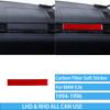 Real Carbon Fiber Car Accessories Passenger Dashboard Panel Trim Cover Soft Sticker For BMW E36 3 Series/M3 1994 1995 1996 blvc18