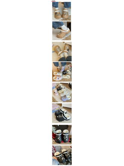 Women's 2024 Winter Height-Boost Fleece-Lined Clogs