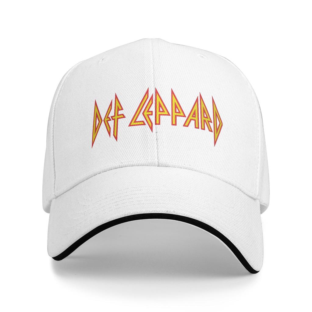 Def Leppard Hysteria Tour 88 Baseballová čepice Dámská Pánská Potisk Hip Hop Čepice Letní Móda Tenisová Skate Nastavitelná Baseballová Čepice