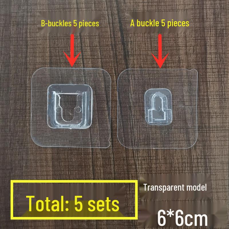 Wall-Mount Power Strip Holder: Strong Adhesive, No-Punch, Double-Sided Velcro Fastener for Routers and Sockets