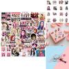 Stylish Blackpink Sticker Keychain 54 Pvc Stickers Various Sizes Included