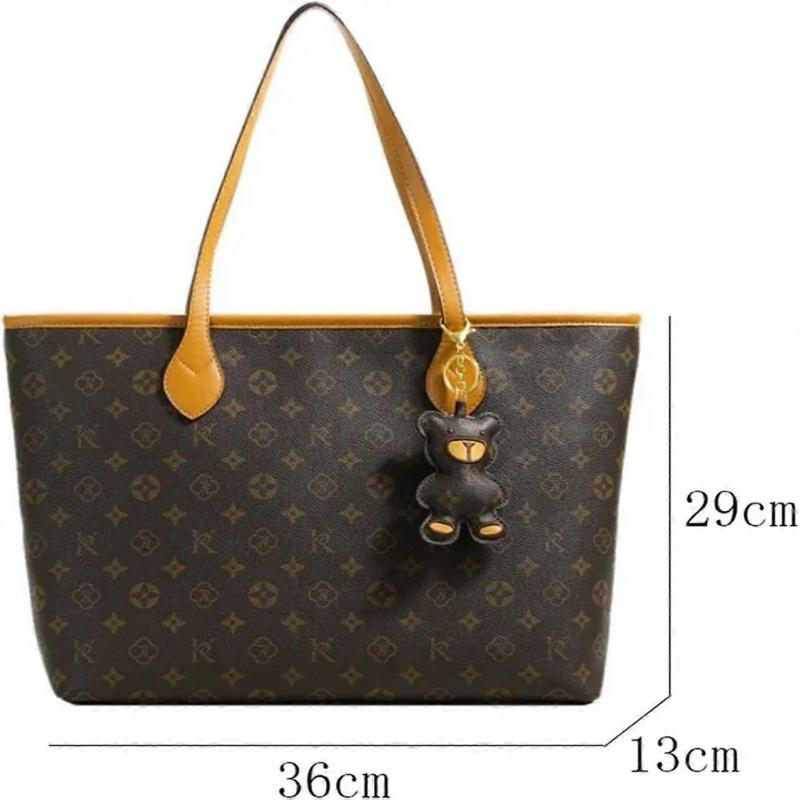Luxury Tote Bags for Women Soft Leather Shoulder Bag Designer Female Casual Shopping Handbag Sac Ref: 7732