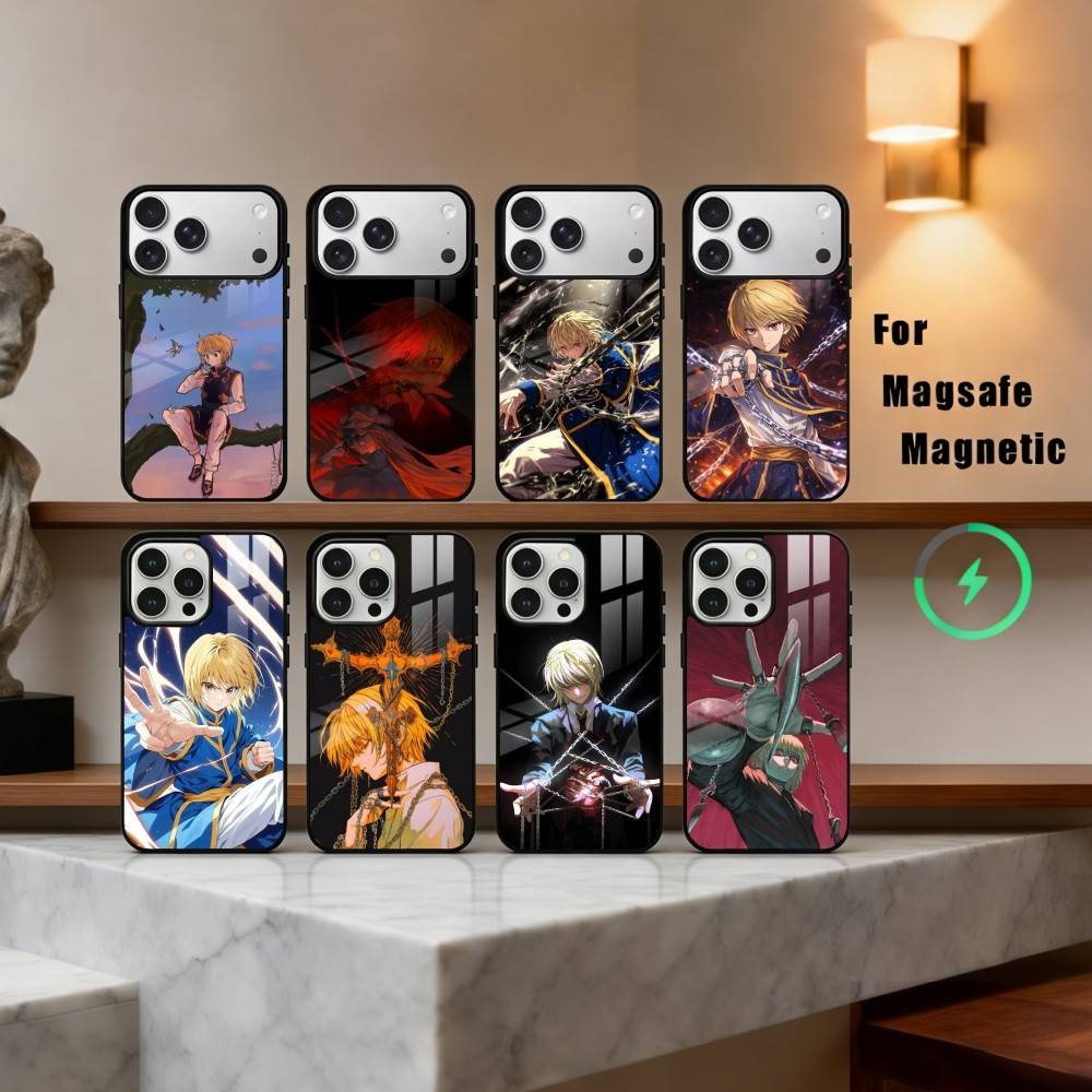 H-Hunter X H-Hunter K-Kurapika Phone Case For iPhone17,16,15,14,13,12,11 Plus,Pro Max Magnetic For Magsafe Wireless Charging