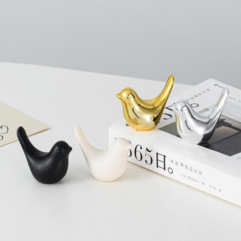 Nordic Minimalist Bird Abstract Ornament Soft Decoration Home Model Room Decoration