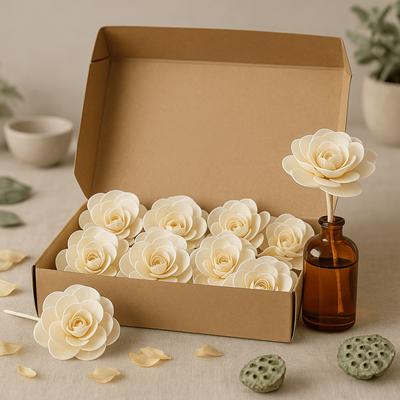Sola Wood Diffuser Flowers Lotus On String 12-Pack