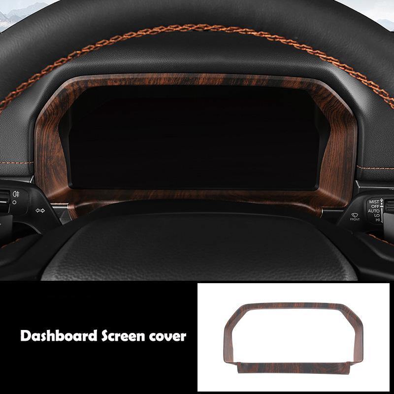 LHD RHD For Ford Ranger Wildtrak T9   2024 ABS Wood door handle bowl Central Screen trument Reading Light panle cover