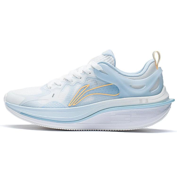 New LiNing WuShi 5S 2.0 Low-Top Running Shoes Men's White Blue ARSS011-1