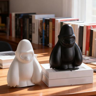 Gorilla Ornament Vinyl Moderne Kunst Woonkamer Ornament Artistieke Smaak Huisdecoratie Kinderkamer Bureau Decoratie