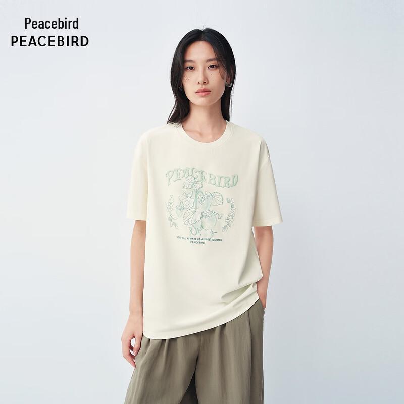 PEACEBIRD Men s Short Sleeve T-Shirt A1CNF2440 L