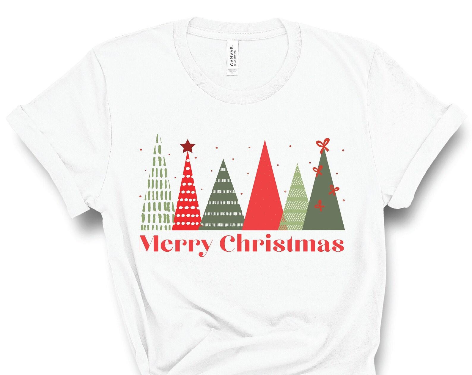 Christmas T-Shirt, Christmas Shirt for Women, Christmas Graphic Shirts, Christmas TShirt, Graphic Tee, Family Christmas, Holiday Shirt, Xmas 4XL