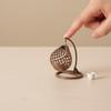 [J] 1Pcs DIY Diorama Scene Accessory 1:12 Scale Dollhouse Miniature Hanging Egg Chair Wicker Swing Chair Model Desktop Decor